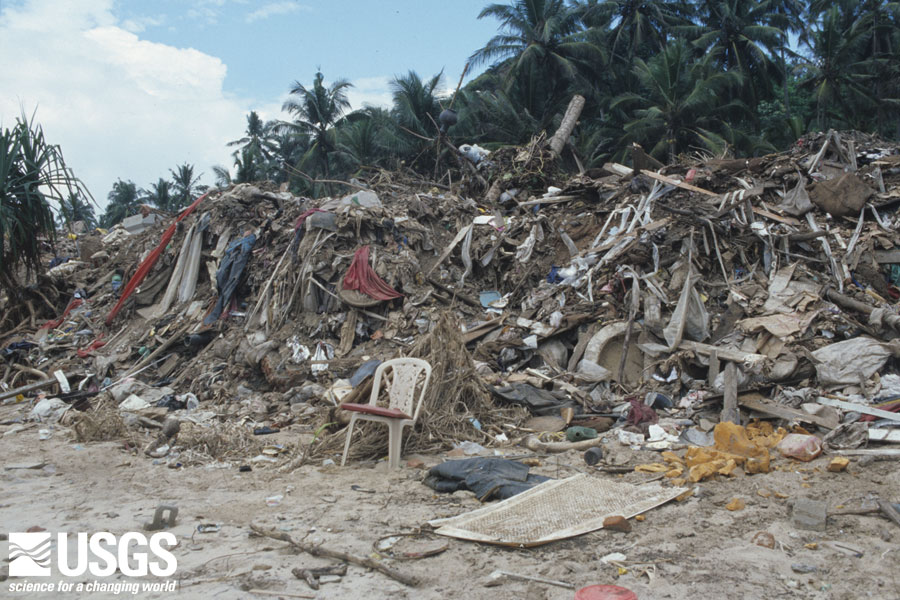 Photo of landfill in Matara