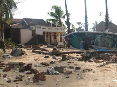 Photo taken on Sri Lanka's east coast