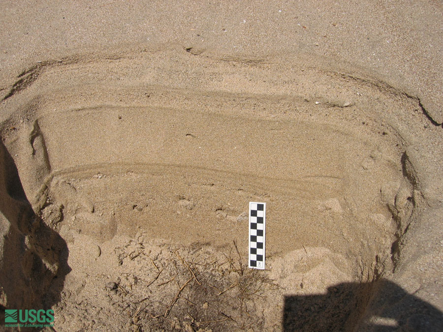 Photo at the Lampuuk golf course survey site, see caption above