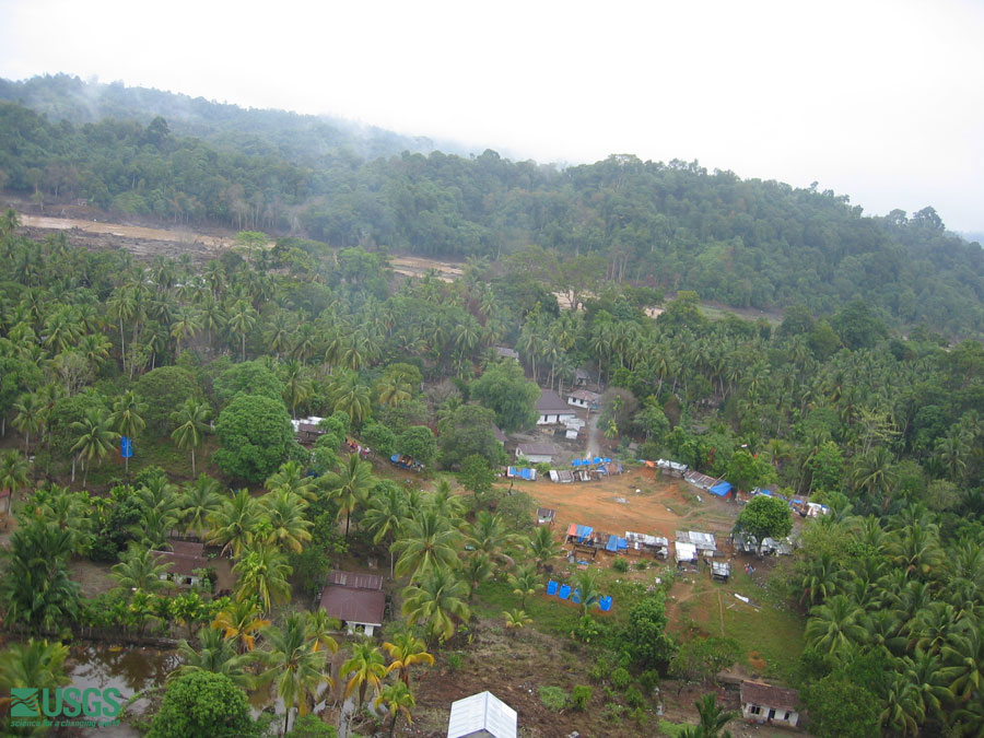 Photo from helicopter flight along coast