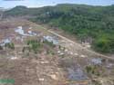 photo of coast of Sumatra taken from a helicopter, see caption below