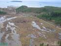 photo of coast of Sumatra taken from a helicopter, see caption below
