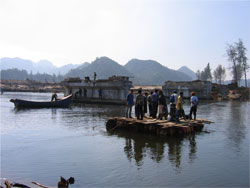 Photo of people on raft